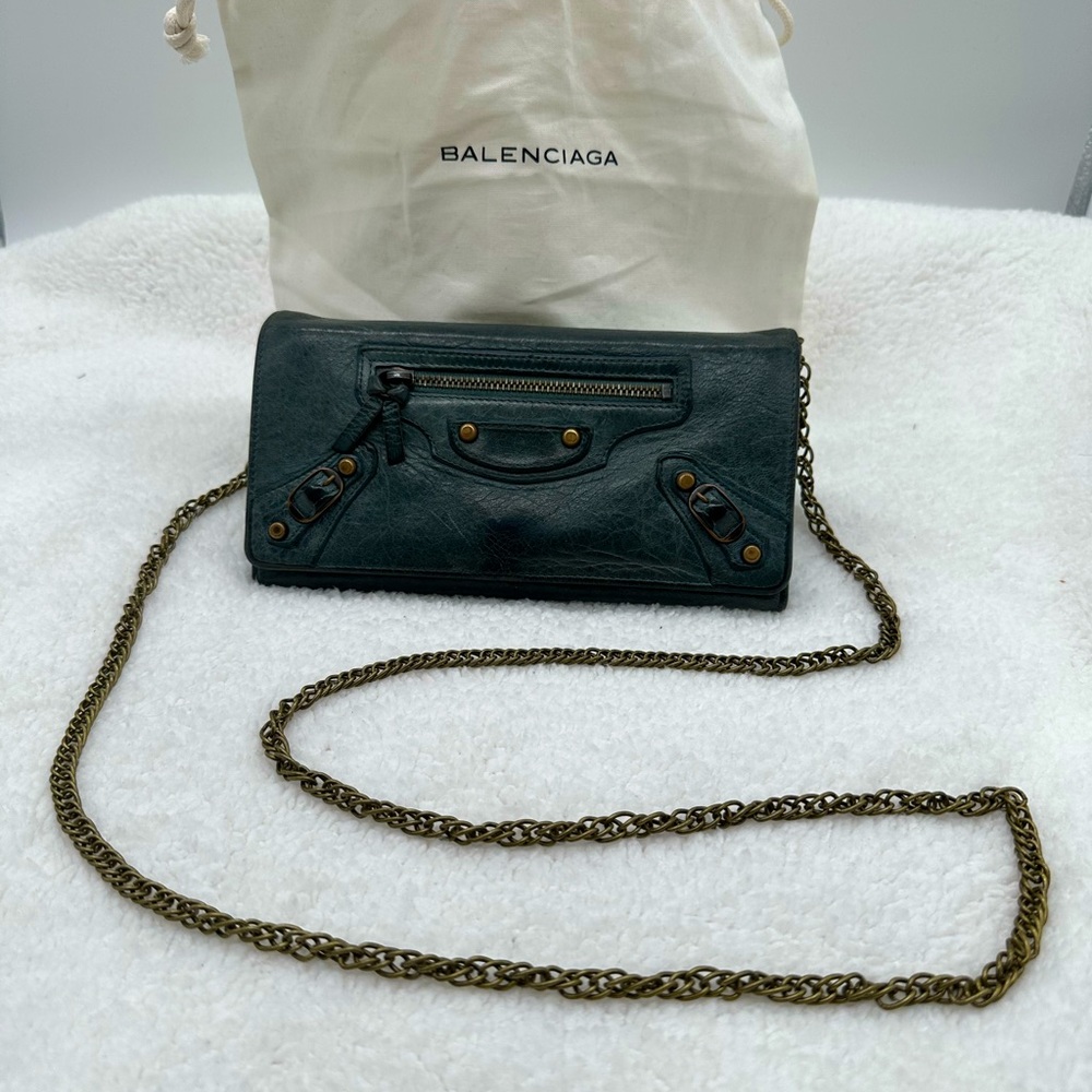 Balenciaga Classic Continental Lambskin Zip-Around Wallet - Picture 3 of 9
